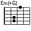 Em(+G)